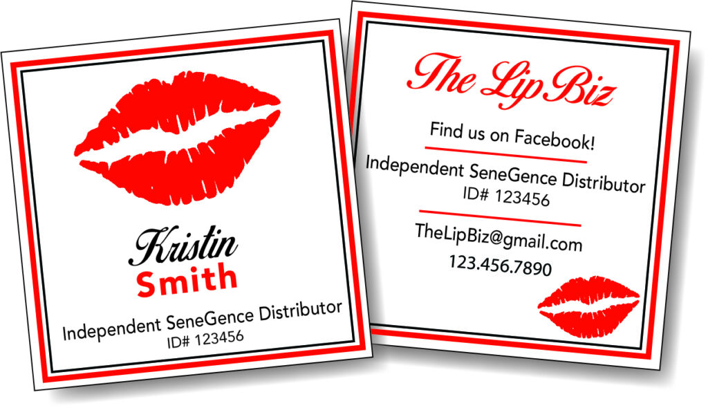 The Lip Biz Business Cards